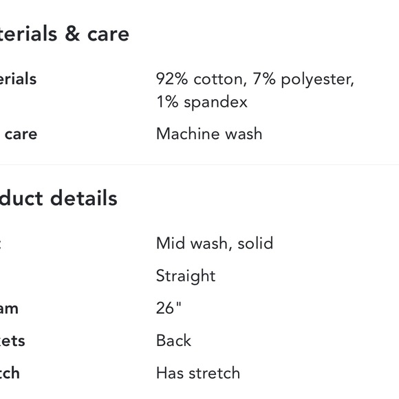 Just USA maternity jeans - size 26 - Picture 9 of 9